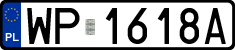 License plates of Poland, Regular car plates