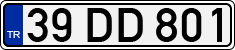 License plate of Turkey, Regular plates