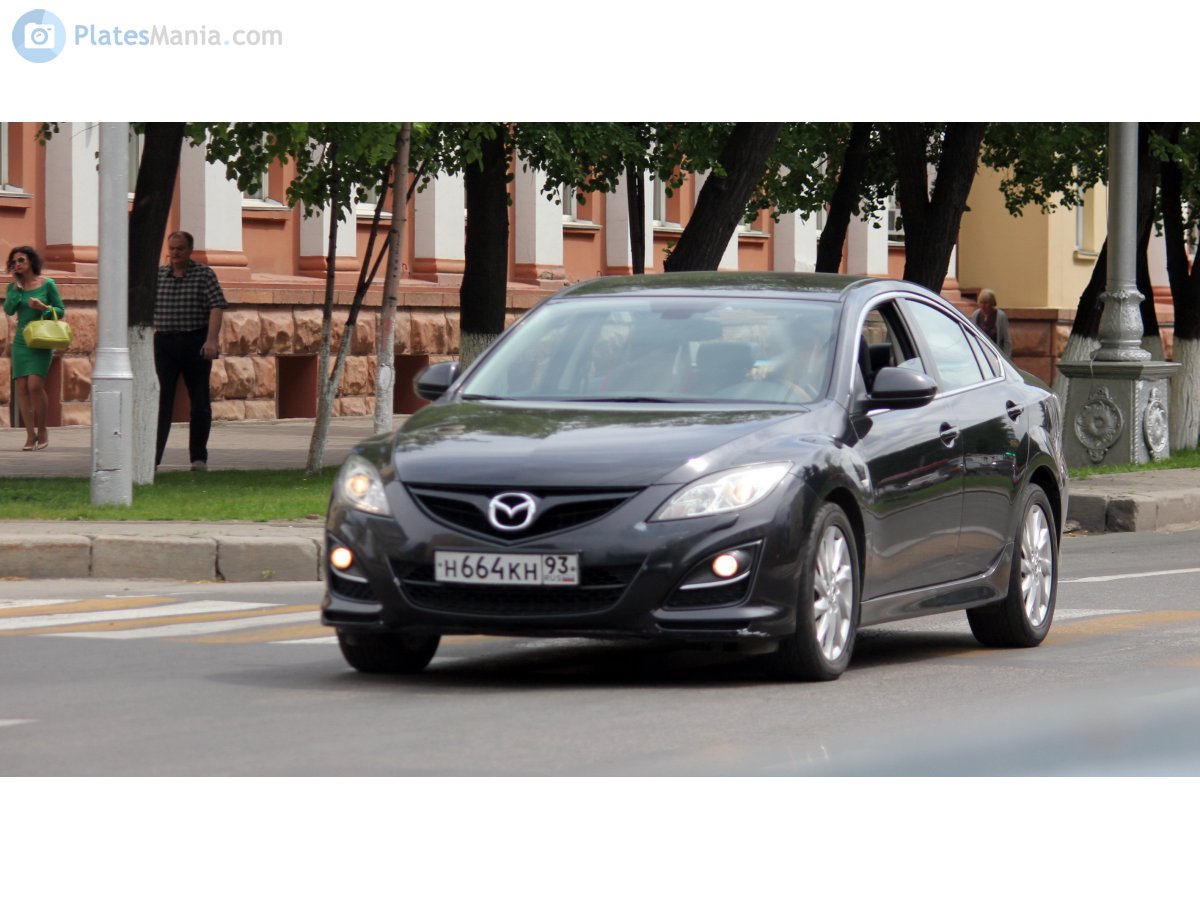 н 664 кн 93, Mazda 6 2nd gen Sedan/Liftback (GH), 2008–2012 (–2016 for CN-market)