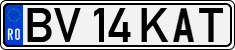 License plate of Romania, Regular plates