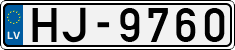 License plate of Latvia, Regular car plates