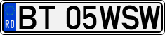 License plate of Romania, Regular plates