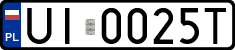 License plates of Poland, Military