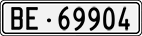 License plate of Switzerland, Cars