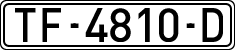 License plates of Spain, 1971 year series