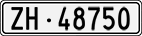 License plate of Switzerland, Cars
