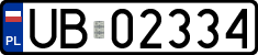 License plates of Poland, Military