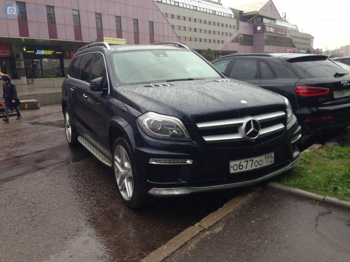 о 677 оо 199, Mercedes-Benz GL-Klasse 2nd gen (X166), 2012–2015