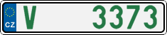 License plate of the Czech Republic, Oldtimers (2001)
