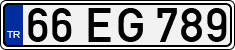 License plate of Turkey, Regular plates