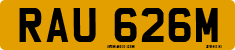 License plate of the United Kingdom, 1963 year system