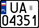 License plates of Poland, Military