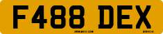 License plate of the United Kingdom, 1983 year system