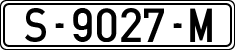License plates of Spain, 1971 year series
