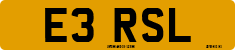 License plate of the United Kingdom, 1983 year system