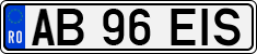 License plate of Romania, Regular plates