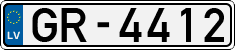 License plate of Latvia, Regular car plates