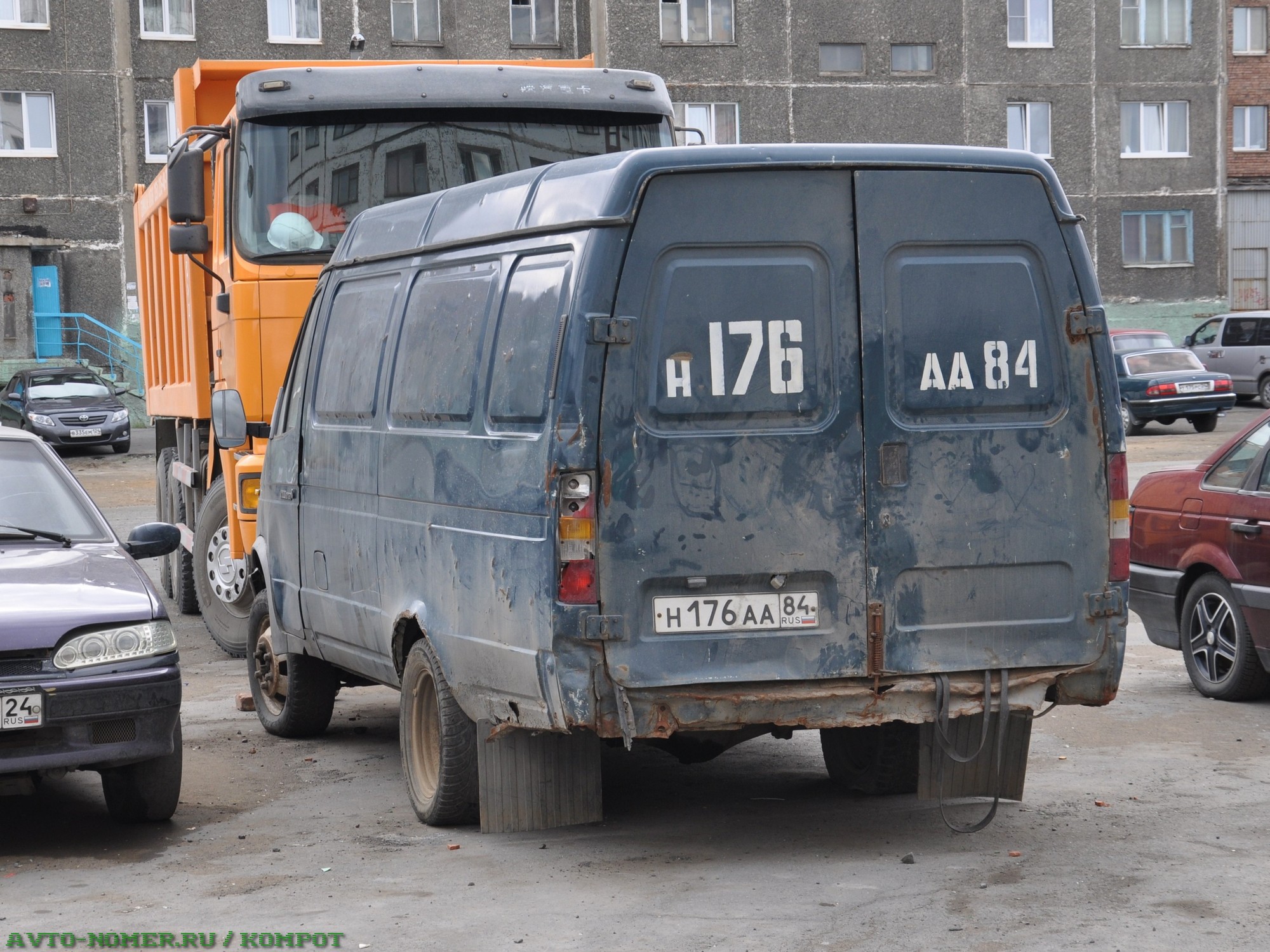 н 176 аа 84, GAZ 2705 ГАЗель 3-2705 Van, facelift, 2003–