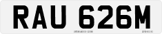License plate of the United Kingdom, 1963 year system
