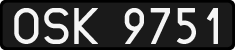 License plates of Poland, 1976 year system