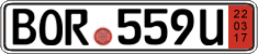 German license plate, Export transit plates