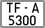License plates of Spain, 1971 year series