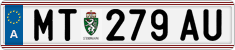 License plate of Austria, Regular plates