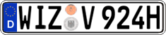 German license plate, Plates for oldtimers (type 