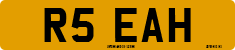License plate of the United Kingdom, 1983 year system