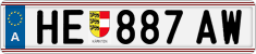 License plate of Austria, Regular plates