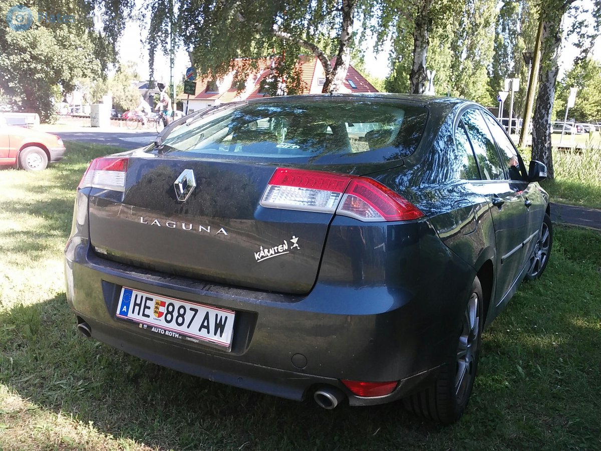 HE 887 AW, Renault Laguna 3rd gen Liftback (X91), 2007–2015