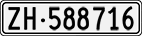 License plate of Switzerland, Cars