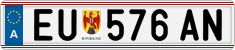 License plate of Austria, Regular plates