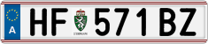License plate of Austria, Regular plates