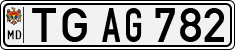License plate of Moldova, Cars (1992)