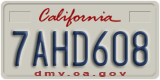 California, Passenger Car (1ABC234)