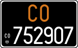 License plate of Italy, Cars (1927 year series)