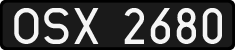 License plates of Poland, 1976 year system