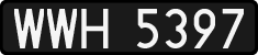 License plates of Poland, 1976 year system