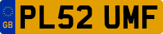 License plate of the United Kingdom, 2001 year system