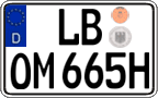 German license plate, Plates for oldtimers (type 