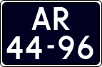 License plate of the Netherlands, Imported oldtimers (cars)