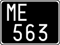 License plate of Italy, Cars (1927 year series)