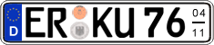 German license plate, Seasonal plates