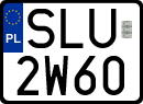 License plates of Poland, Regular car plates