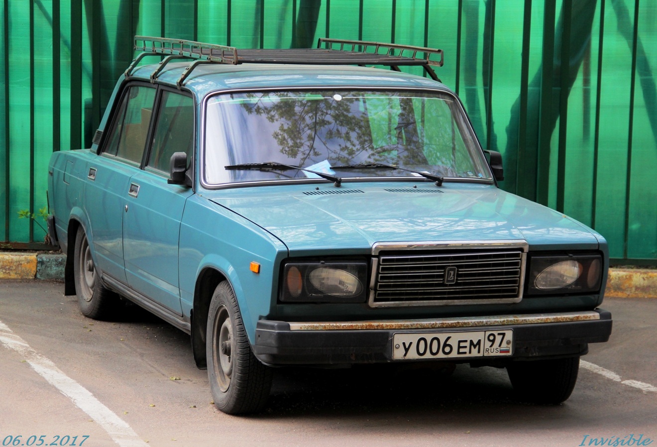 у 006 ем 97, Lada (VAZ) 2107 Жигули (Nova / Riva / Signet / 1500), 1982–2014