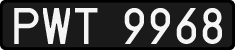 License plates of Poland, 1976 year system