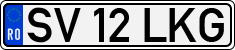 License plate of Romania, Regular plates