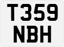License plate of the United Kingdom, 1983 year system