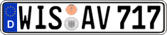 German license plate, Regular plates